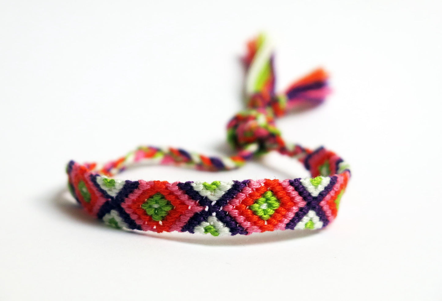 MARGARITA Peruvian Woven Bracelet – Knot Closure – Handmade in 4 Color Variations