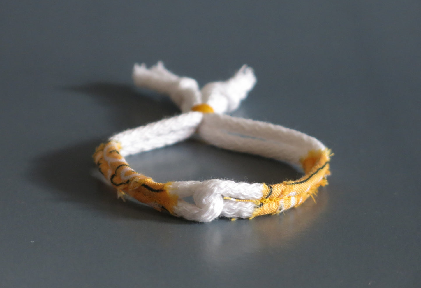 BANDANA MI - Adjustable cotton bracelet with bandana stripe