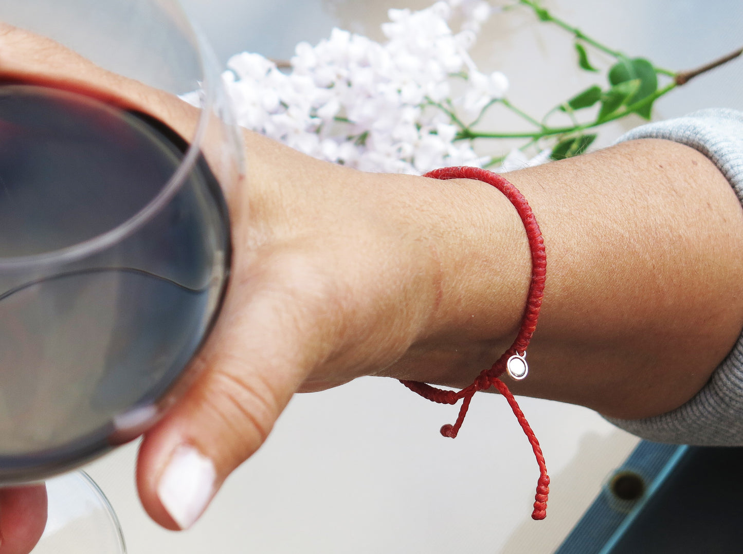 ENERGY - Red Knotted Bracelet that brings Luck and Energy