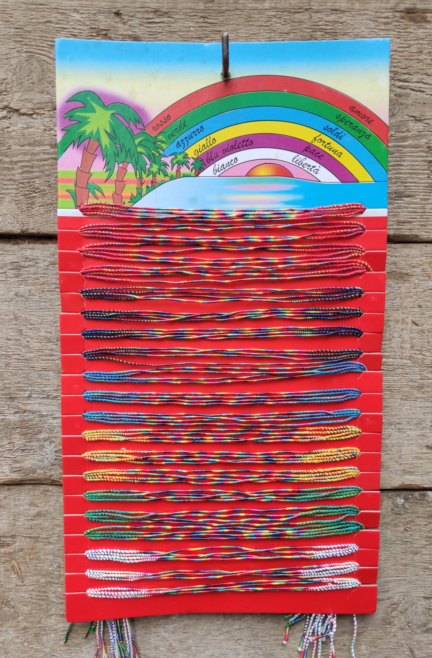 Wishes on a Wrist - Set of 80 Brazilian Lucky Bracelets Display