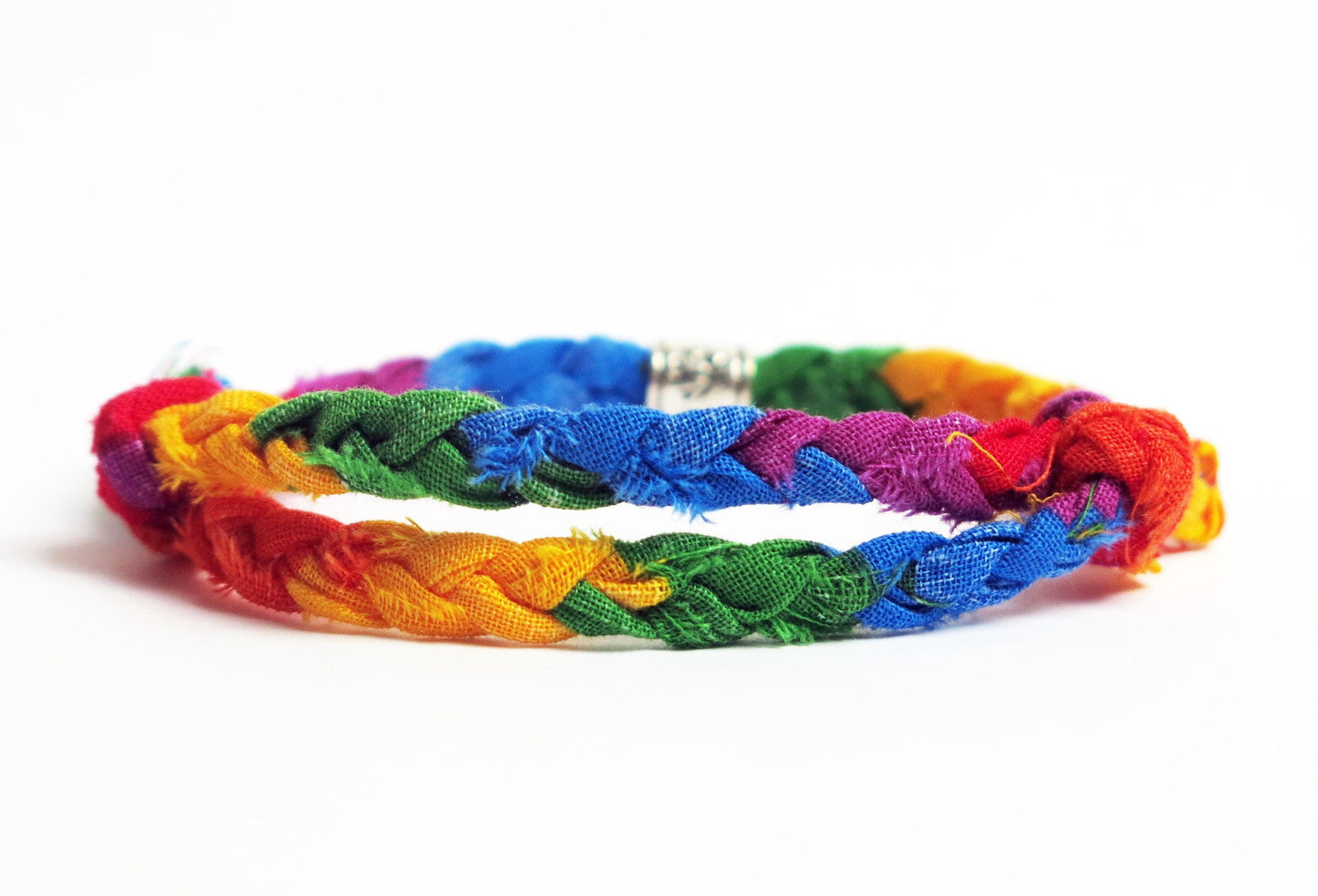 BANDANA PRIDE- Adjustable Bandana Cotton Bracelet | Handmade Boho Wristband | Unisex Sliding Knot Bracelet | Festival Gift