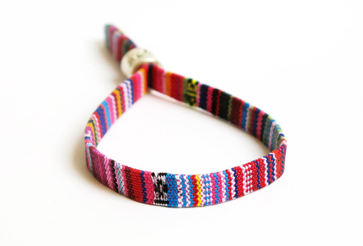 ETHNIC - Handmade Ethnic Peruvian Bracelet | Adjustable Woven Friendship Jewelry | Boho Chic Unisex Accessory