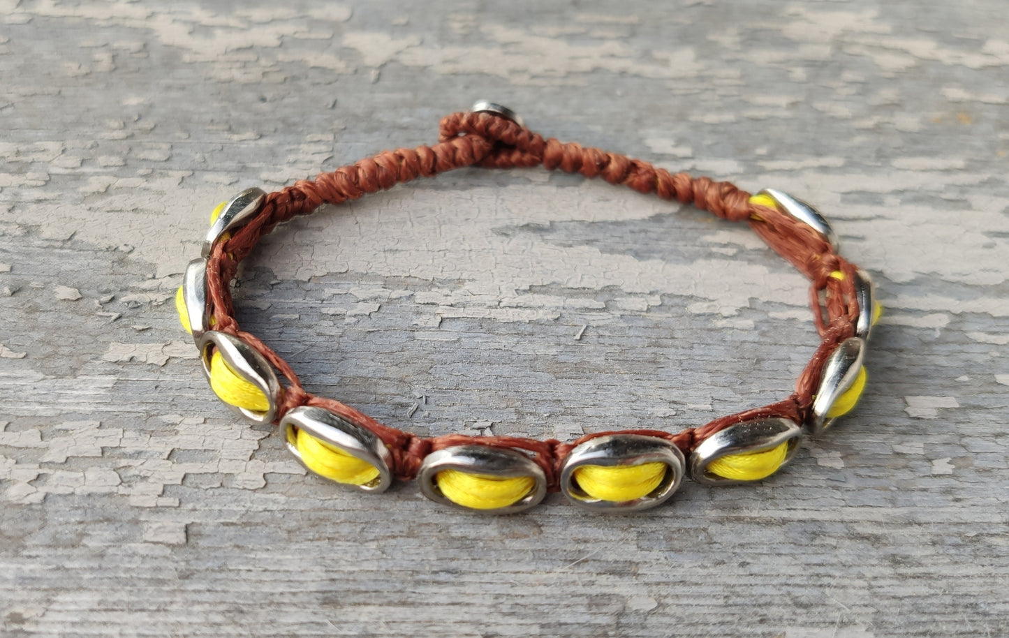 MARCO - Knotted Bracelet with coffee beans