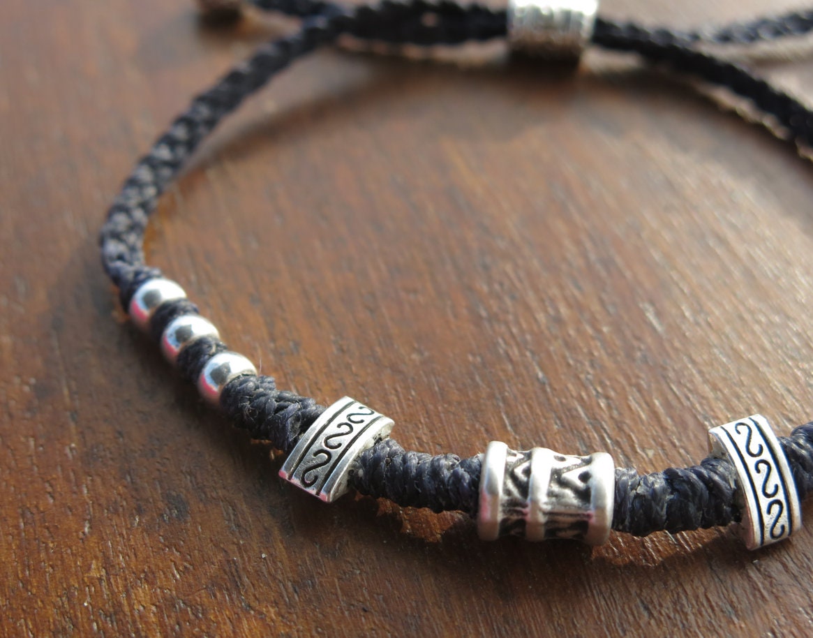 ALFREDO - Handmade Adjustable Waxed Rope Bracelet