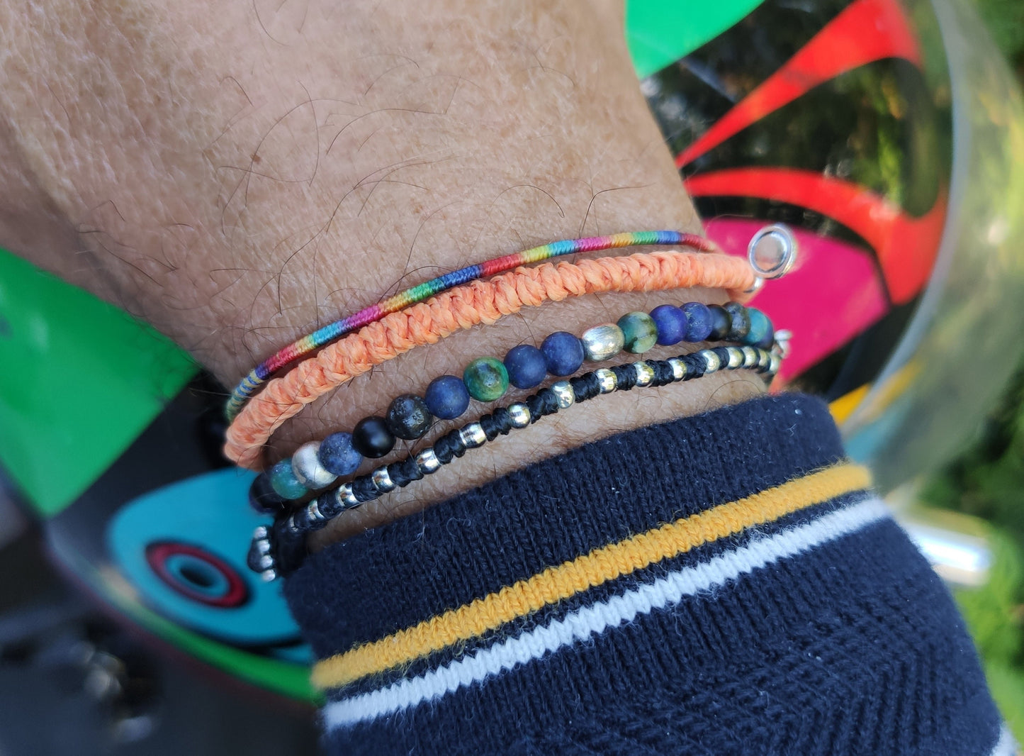 ORANGE - Knotted Bracelet that brings creativity and happiness