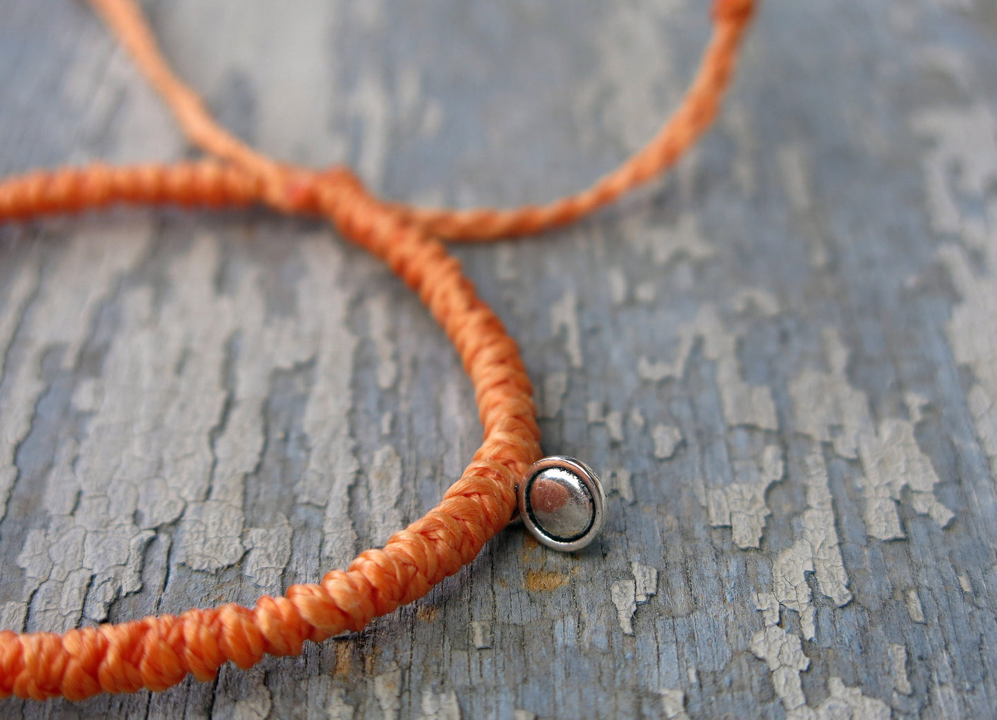 ORANGE - Knotted Bracelet that brings creativity and happiness