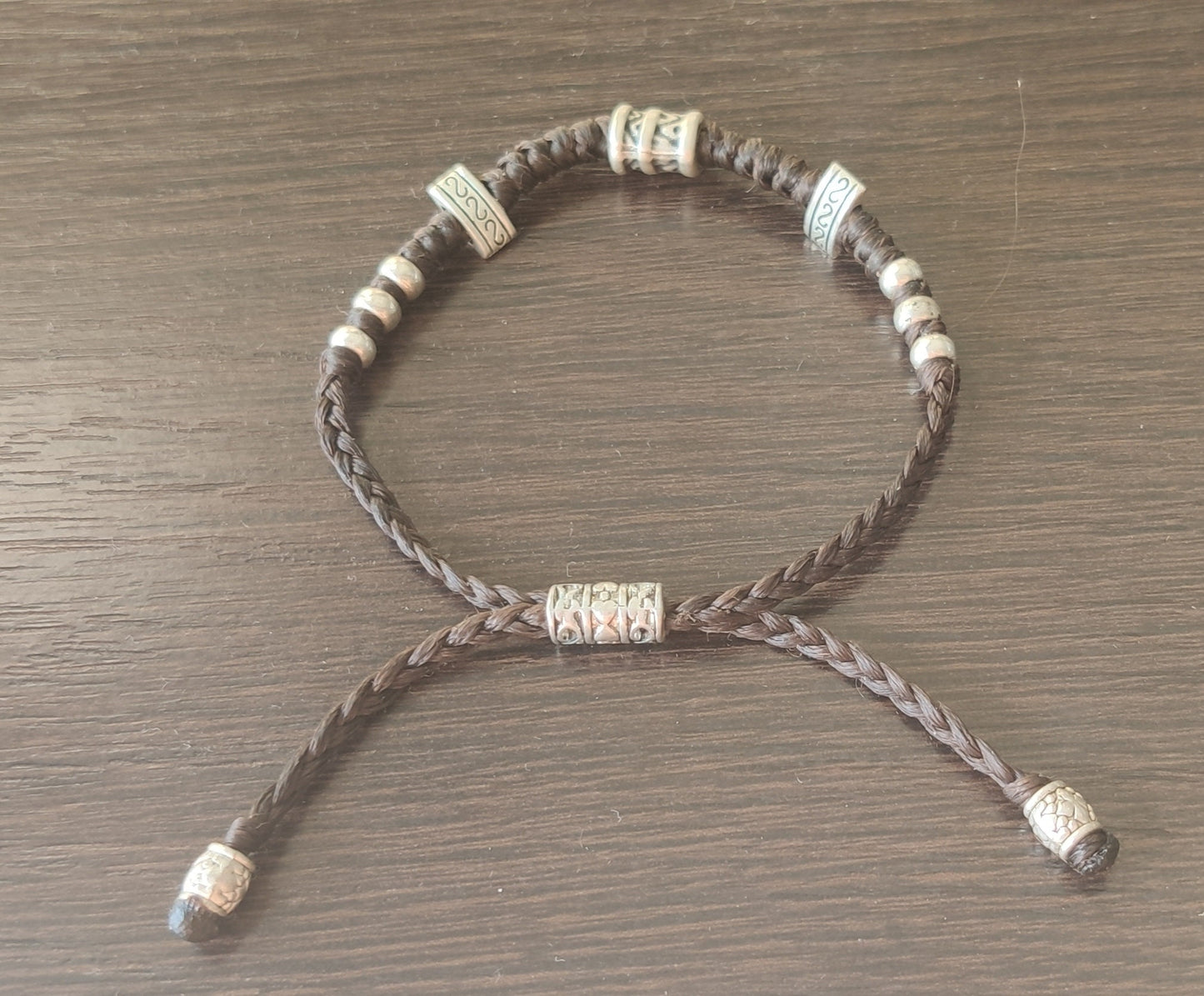 ALFREDO - Handmade Adjustable Waxed Rope Bracelet