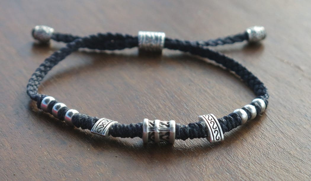 ALFREDO - Handmade Adjustable Waxed Rope Bracelet