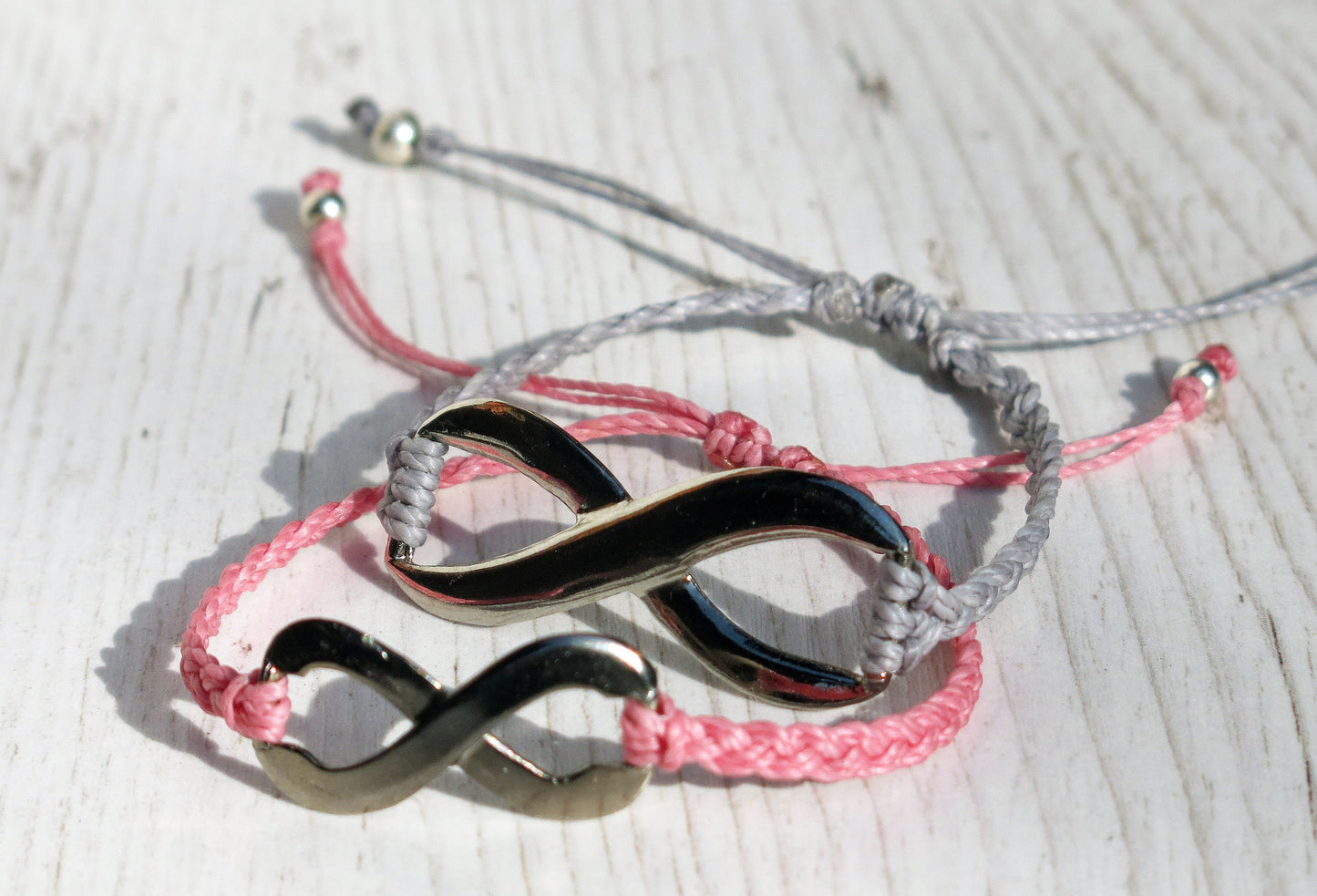 INFINITY - adjustable braided Bracelets for Couples