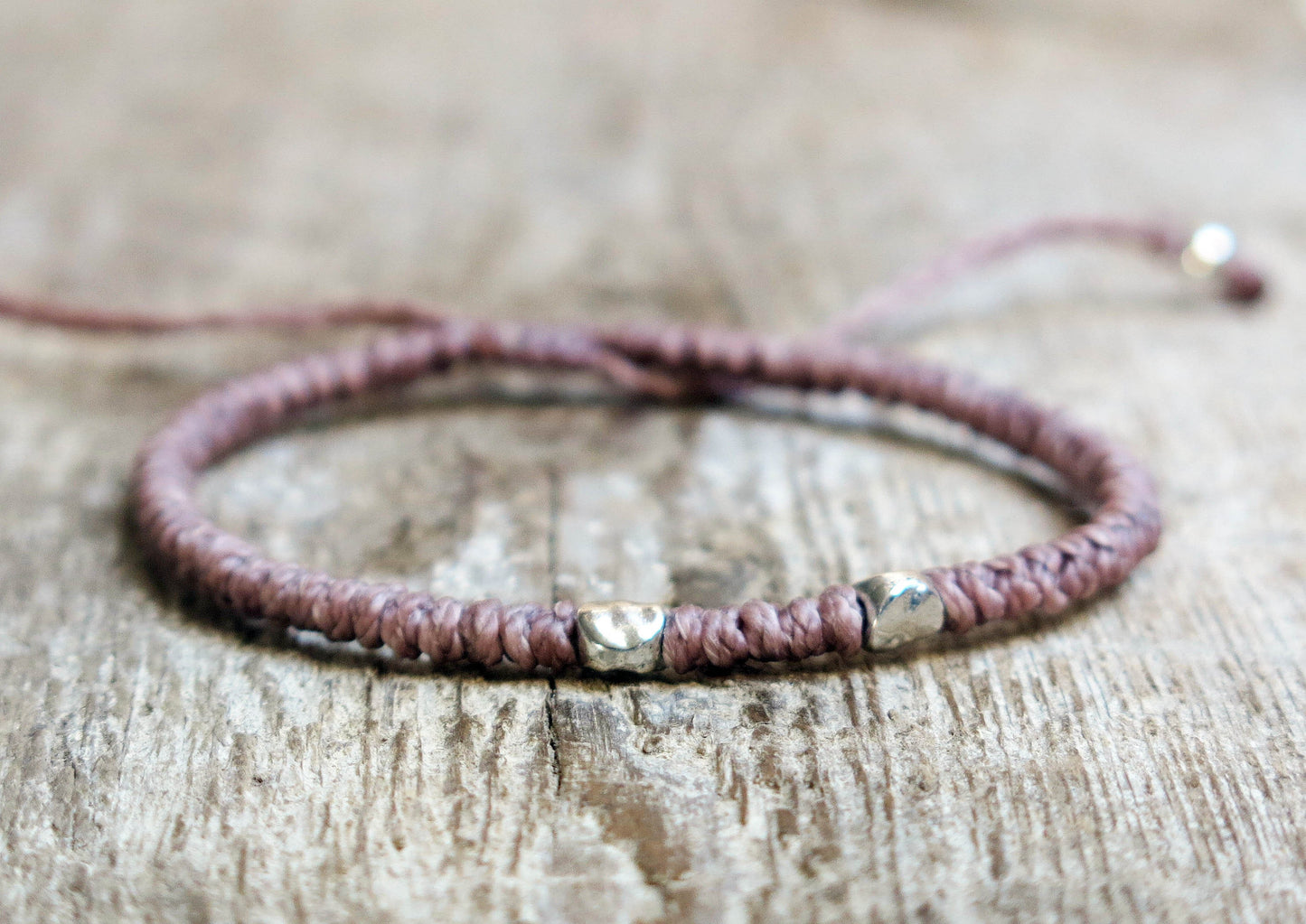 JAVI - Knotted Bracelet with sliding Knot Closure
