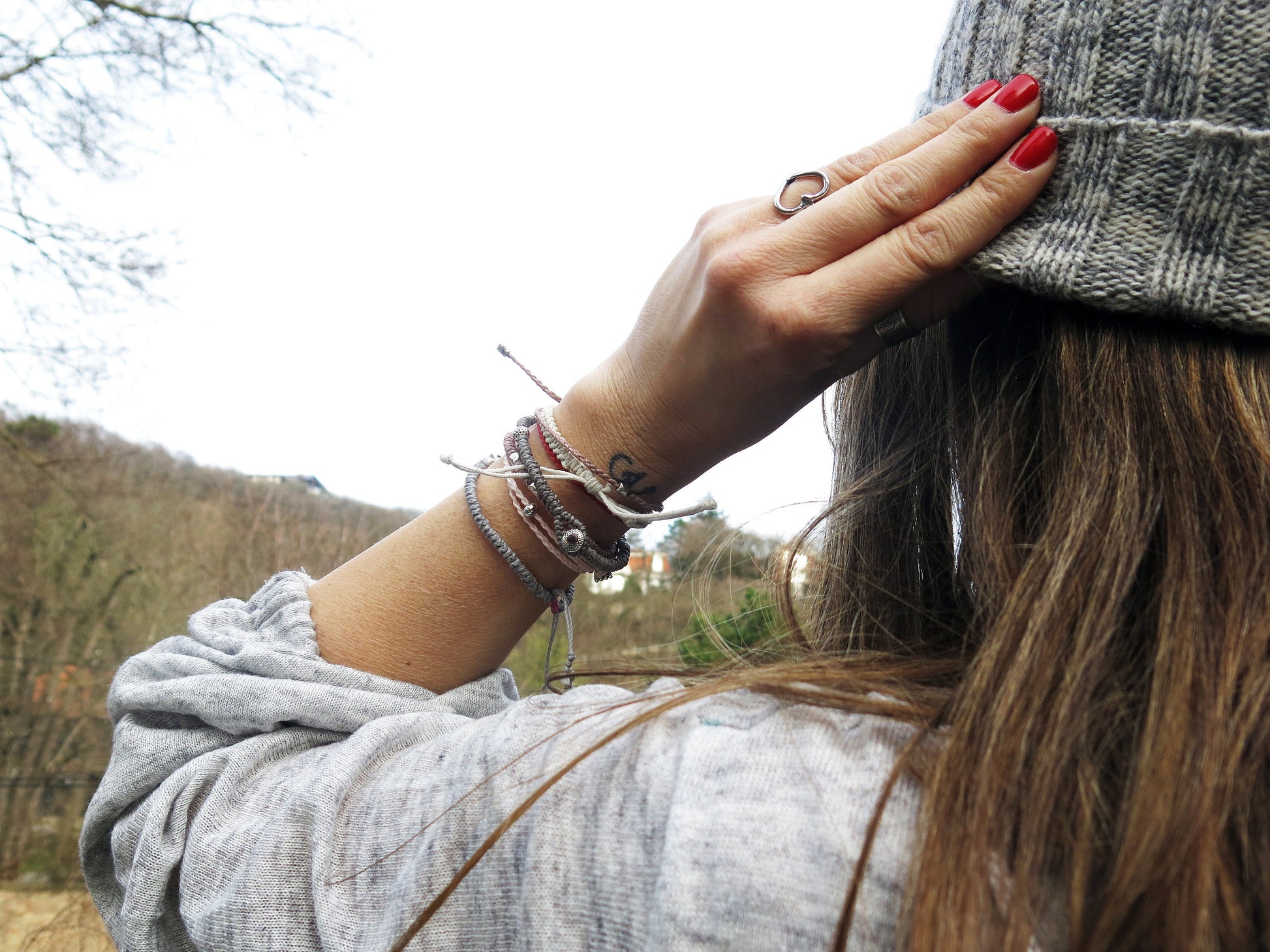 JAVI - Knotted Bracelet with sliding Knot Closure