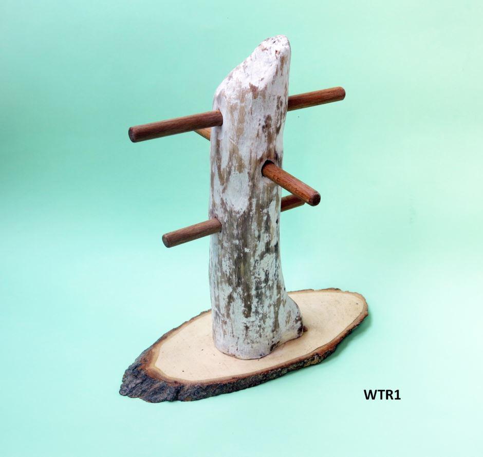 Raw Wood Bracelet Display